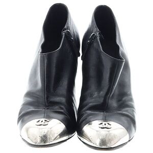 Chanel captoe booties 40.5